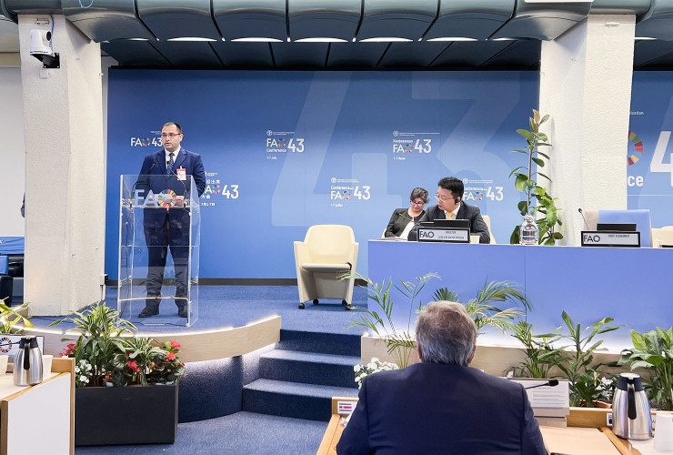  Nazir Məcnun Məmmədov FAO-nun 43-cü sessiyasında çıxış edib 